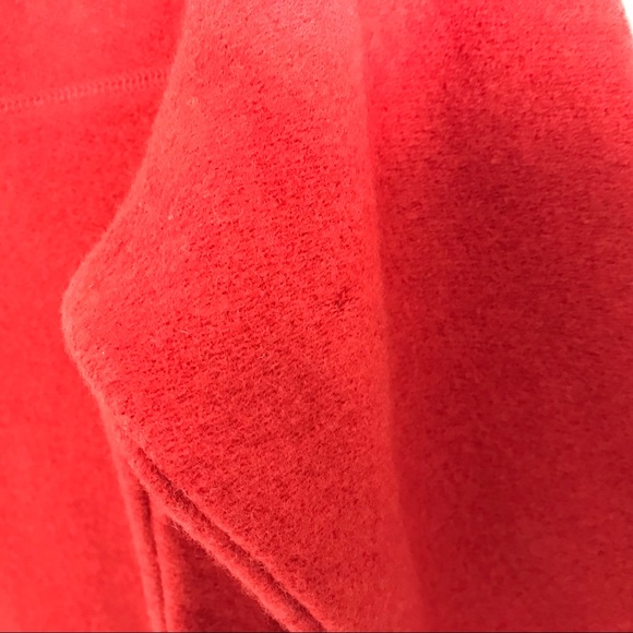 IBEX Red merino wool 1/4 zip pullover jacket medium - Picture 7 of 8